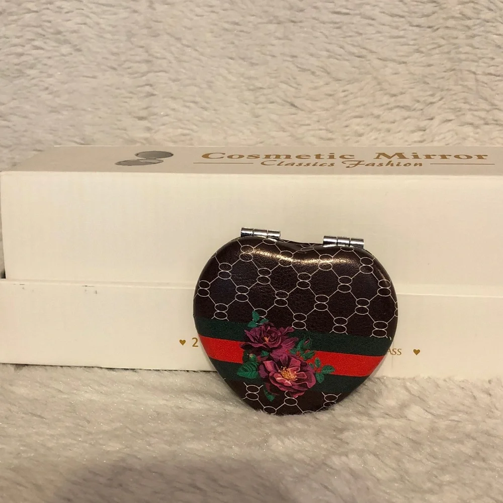 Floral Patterned Cosmetic Mirror (pick a color) - Picture 5 of 10
